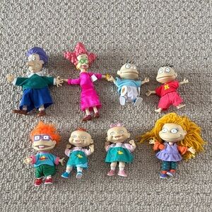 Rugrats Cartoon Character Toy Set